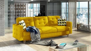 Dīvāns Asgard, 235x95x86 cm, dzeltens cena un informācija | Dīvāni | 220.lv