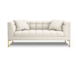Divvietīgs dīvāns Micadoni Home Karoo, smilškrāsas cena un informācija | Dīvāni | 220.lv