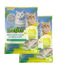 ZeoDeo – dabīgā ceolīta granulas kaķu pakaišu kastēm 3,6 kg (8Lb) 2x1,8kg. Paredzēts Tidy cats Breeze kaķu tualetēm (Tidy cats Breeze cat litter box refill) цена и информация | Наполнители для кошачьих туалетов | 220.lv