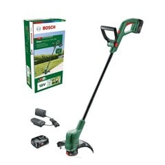 Аккумуляторный триммер Bosch Easy GrassCut 18 В, с аккумуляторами 2x 2 Ач цена и информация | Bosch Садовая техника | 220.lv