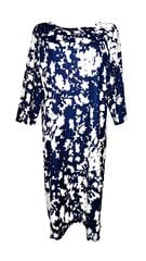 Платье для женщин Kinga синее / белое цена и информация | Платья | 220.lv