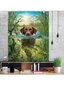 Gleznas pēc numuriem Suns peld upē, 40x50 cena un informācija | Gleznas pēc numuriem | 220.lv