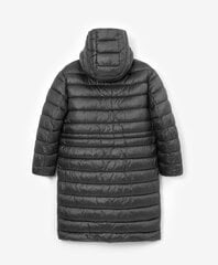 Пальто демисезонное стеганое с капюшоном для девочек Gulliver, серое  цена и информация | Куртки, пальто для девочек | 220.lv