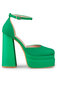 Apavi sievietēm Primohurt 46319, zaļi цена и информация | Sieviešu kurpes | 220.lv
