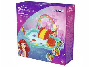 Ūdens rotaļu laukums Bestway Disney The Little Mermaid, 221x193x117 cena un informācija | Piepūšamās rotaļlietas un pludmales preces | 220.lv