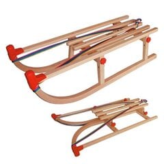 Wooden Sledge YARO 90 cm Solid Wood Sleds Folded цена и информация | Санки | 220.lv