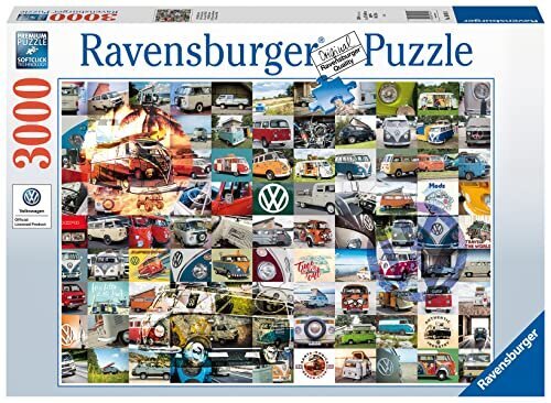 Puzle Ravensburger Volkswagen VW Campervan mirkļi, 3000 d. cena un informācija | Puzles, 3D puzles | 220.lv