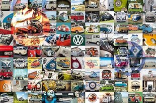 Puzle Ravensburger Volkswagen VW Campervan mirkļi, 3000 d. cena un informācija | Puzles, 3D puzles | 220.lv