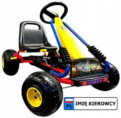 Bērnu pedāļu kartings Go-kart, daudzkrāsains цена и информация | Игрушки для мальчиков | 220.lv