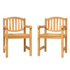 vidaXL dārza krēsli, 2 gab., 58x59x88 cm cena un informācija | Dārza krēsli | 220.lv