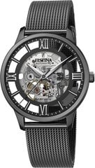 Festina F20535/1 Мужские черные автоматические скелетные часы цена и информация | Мужские часы | 220.lv