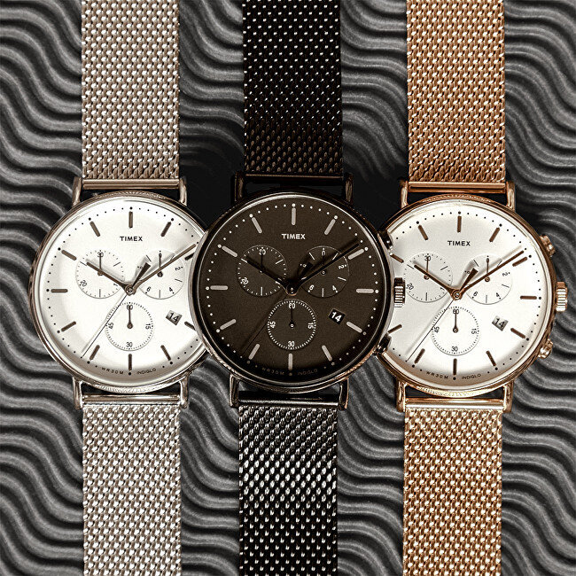 Rokas pulkstenis vīriešiem Timex Weekender Fairfield Chrono TW2R27100 cena un informācija | Vīriešu pulksteņi | 220.lv