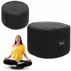 Подушка для йоги Zafu круглая черная цена и информация | Товары для йоги | 220.lv