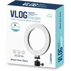 Lampa PMRL6 Vlog LED Desktop 6" цена и информация | Осветительное оборудование для фотосъемок | 220.lv
