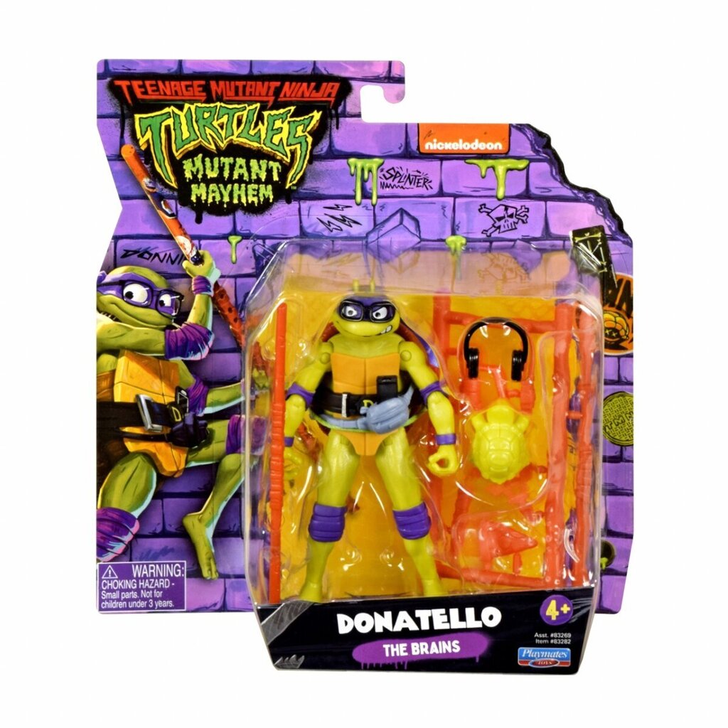 Figūriņa Tmnt Bruņurupuči Nindzjas Donatello 83282 cena un informācija | Rotaļlietas zēniem | 220.lv