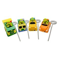 Машинка с фигурками Tmnt Черепашки Ниндзя Rad Rip Racers 71046 цена и информация | Конструктор автомобилей игрушки для мальчиков | 220.lv