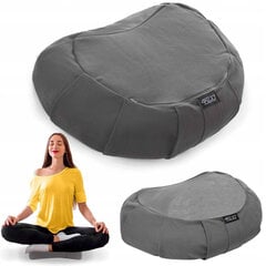 Подушка для йоги Zafu серый полумесяц цена и информация | Товары для йоги | 220.lv