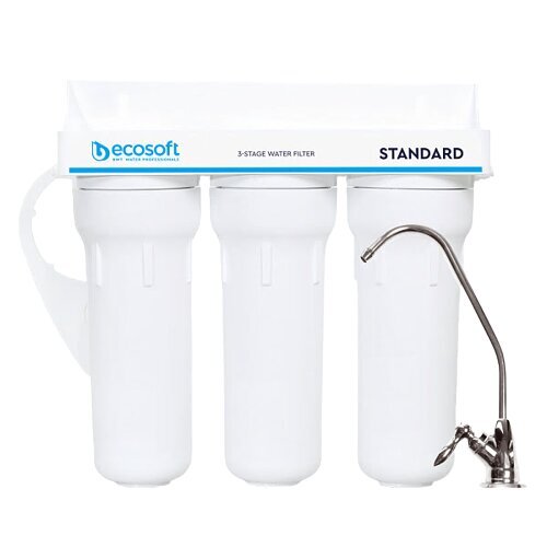 Ecosoft Standard 3 pakāpju ūdens filtrs, FMV3ECOCMV цена и информация | Ūdens attīrīšanas sistēmas un filtri | 220.lv