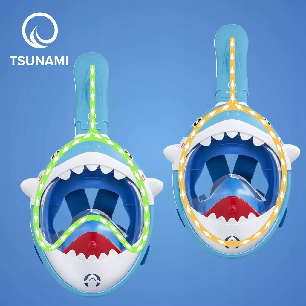 Bērnu niršanas maska Shark Tsunami cena un informācija | Niršanas maskas | 220.lv