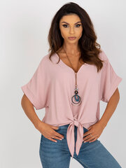 Blūze sievietēm Italy Moda, rozā цена и информация | Женские блузки, рубашки | 220.lv