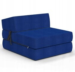 Saliekamais krēsls Śpij, 70x200 cm, zils цена и информация | Кресла в гостиную | 220.lv