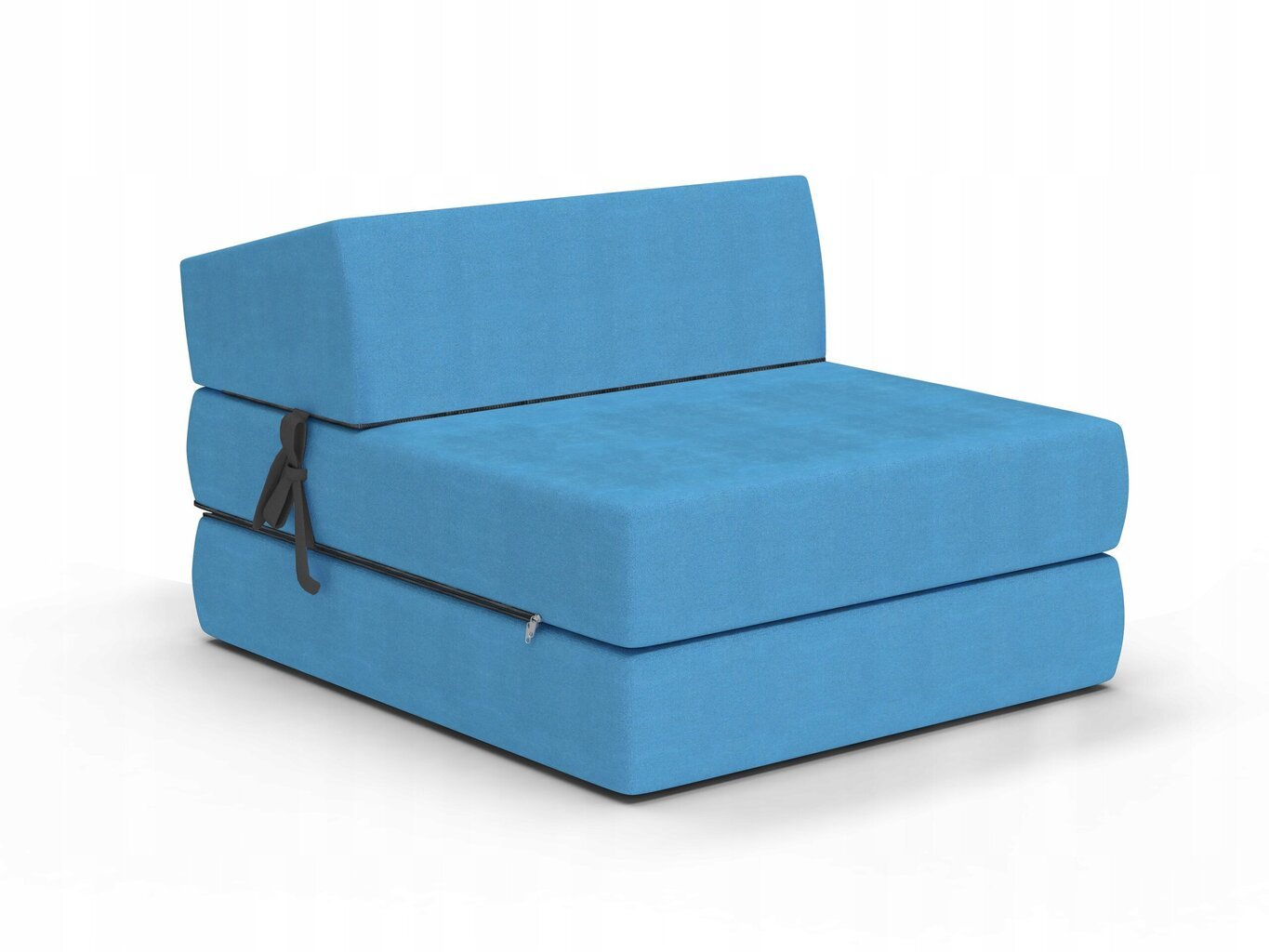 Saliekamais krēsls Śpij, 70x200 cm, zils cena un informācija | Atpūtas krēsli | 220.lv