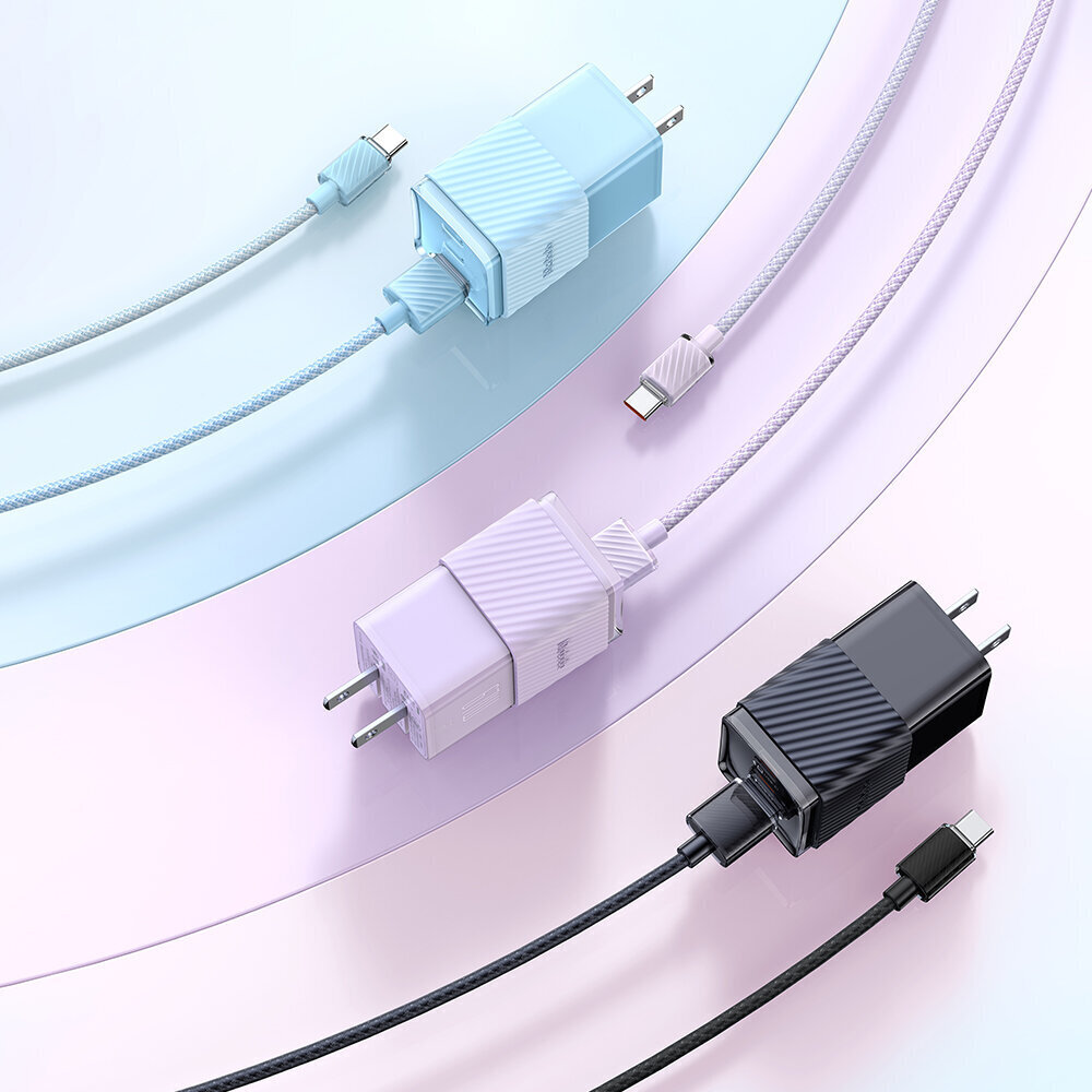 Кабель USB-C, мощный, сверхскоростной, Mcdodo, 100 Вт, 1,2 М, фиолетовый  цена | 220.lv