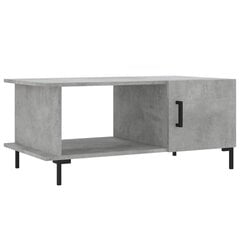 Kafijas galdiņš, betona pelēks, 90x50x40 cm, inženierijas koks cena un informācija | Žurnālgaldiņi | 220.lv