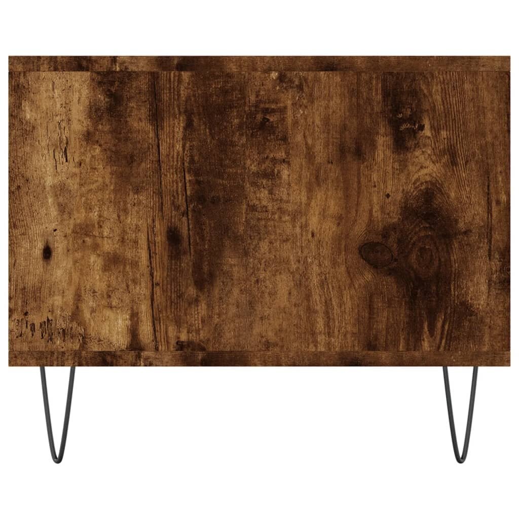 Kafijas galdiņš, koka krāsa, 102x50x40 cm, inženierijas koks cena un informācija | Žurnālgaldiņi | 220.lv