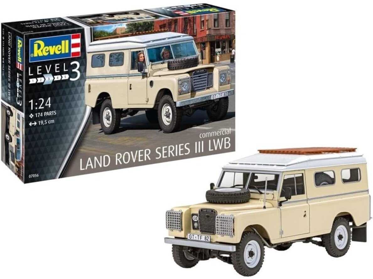 Modeļa komplekts Revell Land Rover Series III cena un informācija | Konstruktori | 220.lv