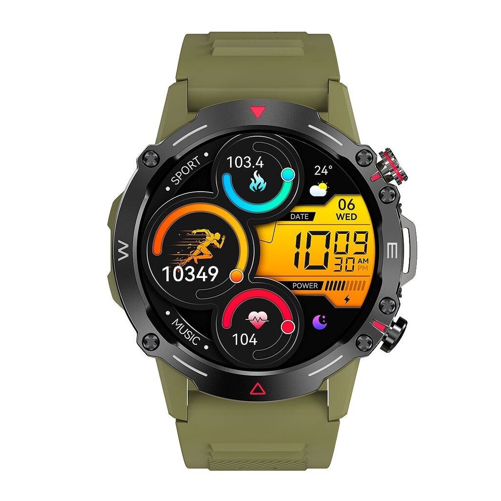 Bozlun W87 Green цена и информация | Viedpulksteņi (smartwatch) | 220.lv