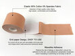 Krūšu lente Boob Tape ar 10 aizsargājošām uzlīmēm 5cm, 5m LIVMAN cena un informācija | Krūšturi | 220.lv