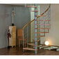 Spirālveida kāpnes Minka Venezia Ø120 cm, 309 cm. Sudraba цена и информация | Kāpnes | 220.lv