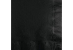 Бумажные салфетки, черные (33 см), 40 шт. цена и информация | Праздничная одноразовая посуда | 220.lv