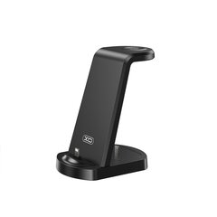 XO charging stand WX035 with Lightning connector 15W black 3in1 цена и информация | Зарядные устройства для телефонов | 220.lv