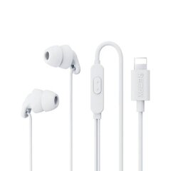 Earphones Remax RM-518i, Lightning, 1.2m (white) цена и информация | Наушники | 220.lv