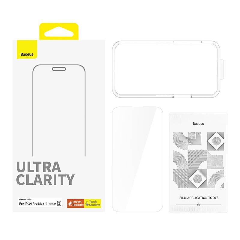 Baseus OS Diamond Series Tempered Glass Screen Protector cena un informācija | Ekrāna aizsargstikli | 220.lv