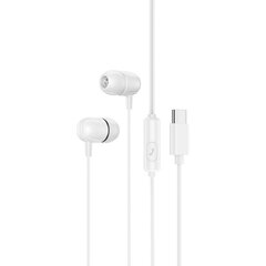 Borofone Earphones BM77 Delicious with microphone Type C white цена и информация | Наушники | 220.lv