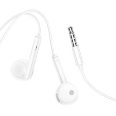 Borofone Earphones BM82 Art music with microphone white цена и информация | Наушники | 220.lv