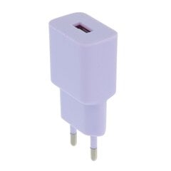 Setty charger 1x USB 2,4A LSIM-A-129 lilac цена и информация | Зарядные устройства для телефонов | 220.lv