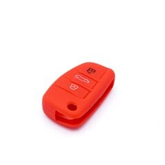 Силиконовый чехол для автомобильного ключа - Красный для AUDI цена и информация | Авто принадлежности | 220.lv
