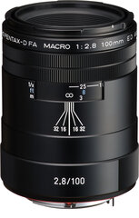 HD Pentax D-FA 100mm f/2.8 Macro ED AW lens, black цена и информация | Объективы | 220.lv