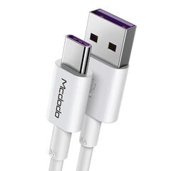 Mcdodo Высокоскоростной USB - кабель USB тип C для Huawei SCP / FCP 5A 1м цена и информация | Кабели для телефонов | 220.lv