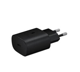 Зарядное устройство Samsung EP-TA800NBEGEU USB-C | 3A | 25W | черный (OEM) цена и информация | Зарядные устройства для телефонов | 220.lv