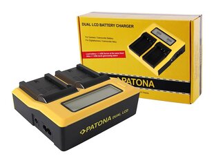 Зарядное устройство Patona DUAL LCD NP-FZ100 состоит из зарядного устройства 1809 и 2 адаптеров 16836. цена и информация | Аккумуляторы для фотокамер | 220.lv