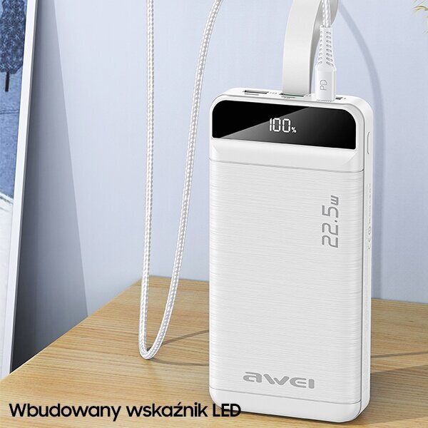 Awei P140K 30000 mAh cena un informācija | Lādētāji-akumulatori (Power bank) | 220.lv