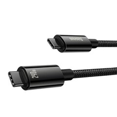 Baseus Кабель USB-C на USB-C Baseus Tungsten Gold 240 Вт 2 м (черный) цена и информация | Кабели для телефонов | 220.lv