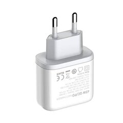 LDNIO Сетевое зарядное устройство LDNIO A2526C USB, USB-C 45W Wall + кабель MicroUSB цена и информация | Зарядные устройства для телефонов | 220.lv