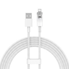 Fast Charging cable Baseus USB-A to Lightning  Explorer Series 2m, 2.4A (white) цена и информация | Кабели для телефонов | 220.lv