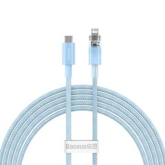 Fast Charging cable Baseus USB-C to Lightning  Explorer Series 2m, 20W (blue) цена и информация | Кабели для телефонов | 220.lv